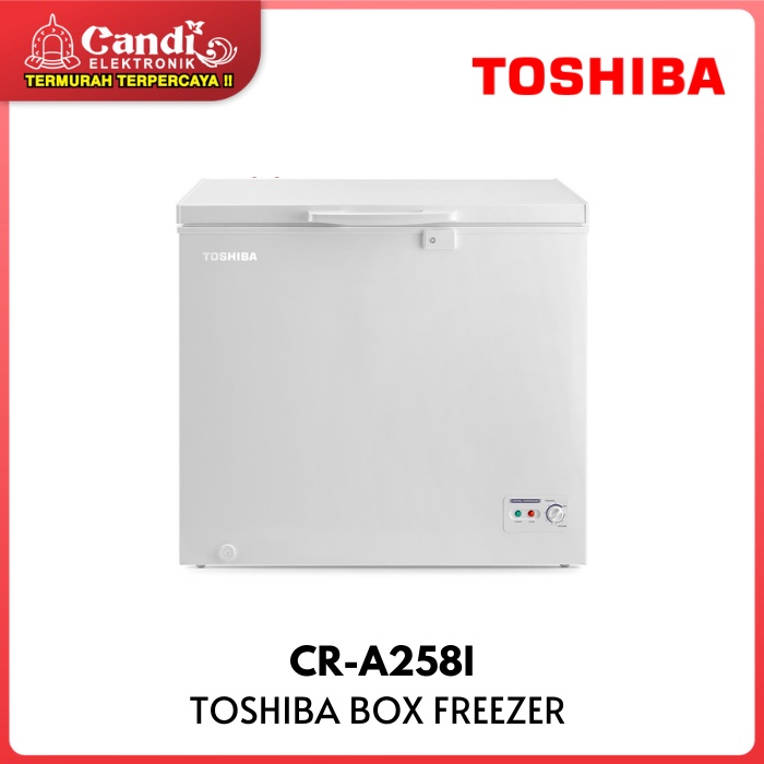 TOSHIBA Box Freezer 200 Liter Inner White Anti Frost  CR-A258I