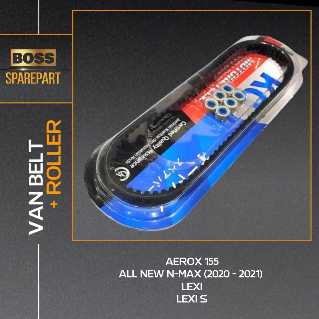 VanBelt V-Belt V Belt VBelt Set + Roller Aerox 155 Lexi Lexi S All New Nmax 155 Kc