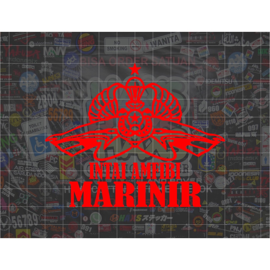 Cutting Sticker Taifib Marinir Ukuran 10 Cm Untuk Motor Mobil