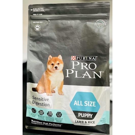 Proplan puppy allsize sensitive degistion 2,5kg