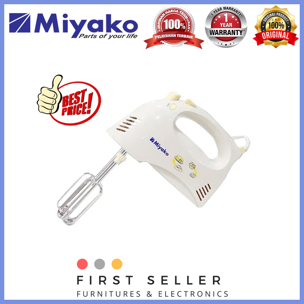 MIYAKO MIXER HM620 / HM 620 / HM-620 (HAND MIXER) GARANSI RESMI