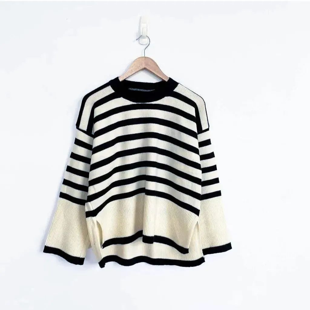 Axis blouse | atasan wanita | blouse stripe hits