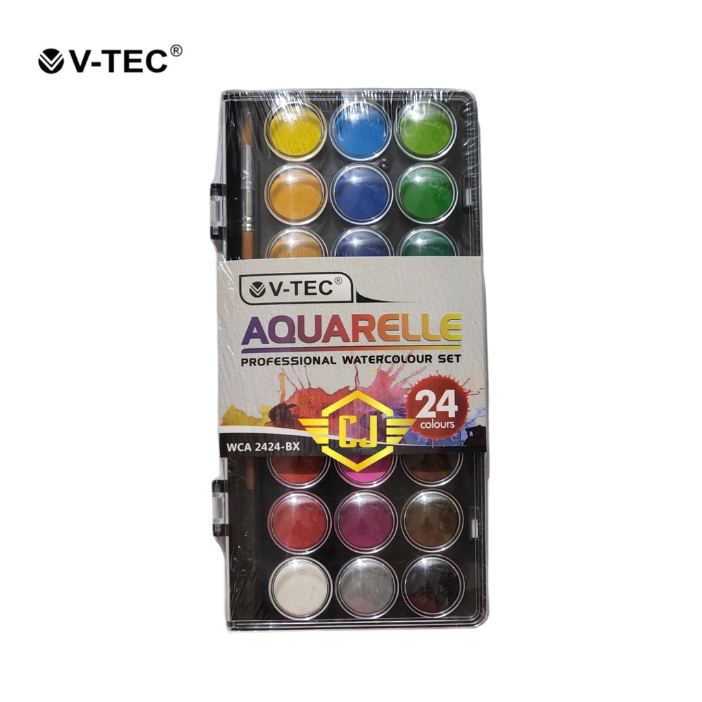 

Cat Air 24w V-TEC WCA-2424 BX Aquarelle Professional Watercolour Set