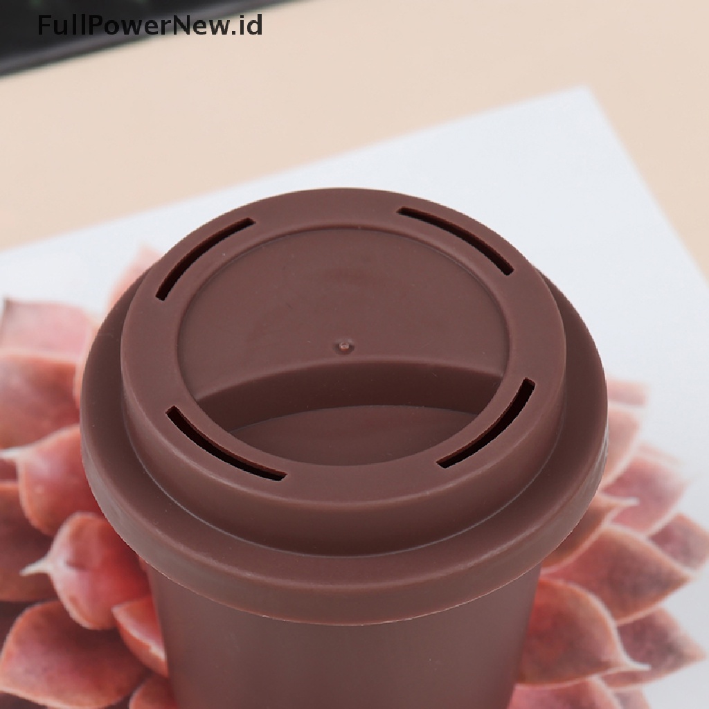 Power Gelas Kopi Spons Stand Tempat Penyimpanan Makeup Puff Holder Kosong Kosmetik Dry Box ID