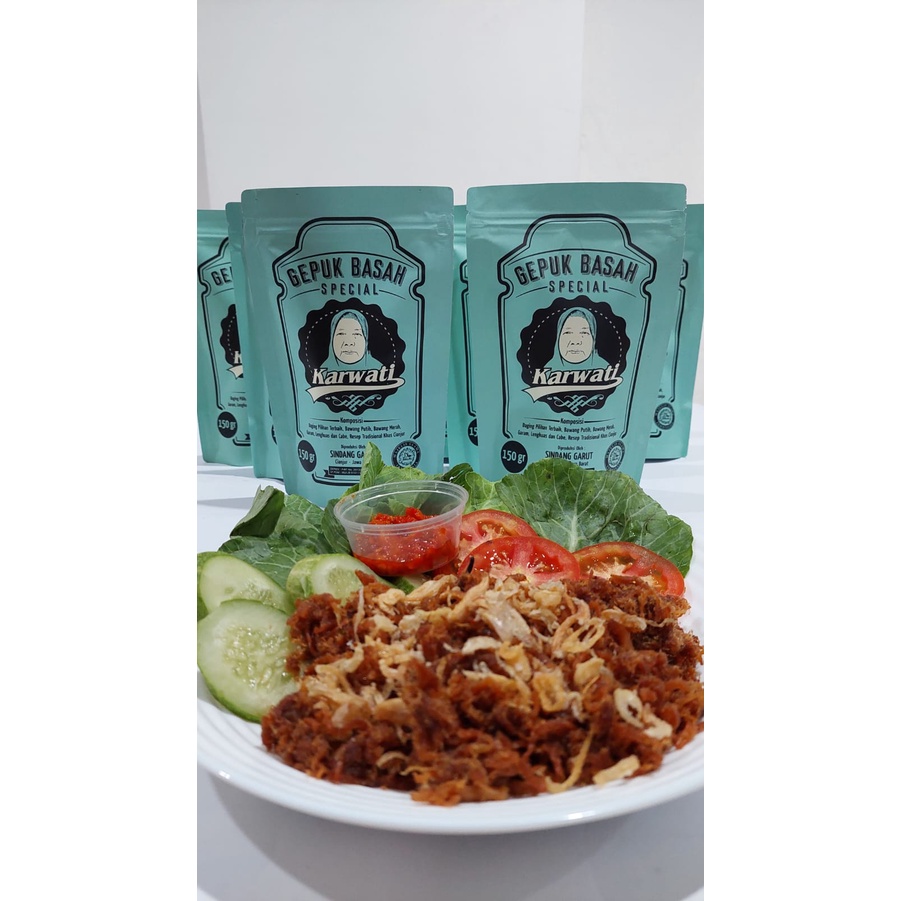 

Gepuk Basah Spesial Karwati 250 gr