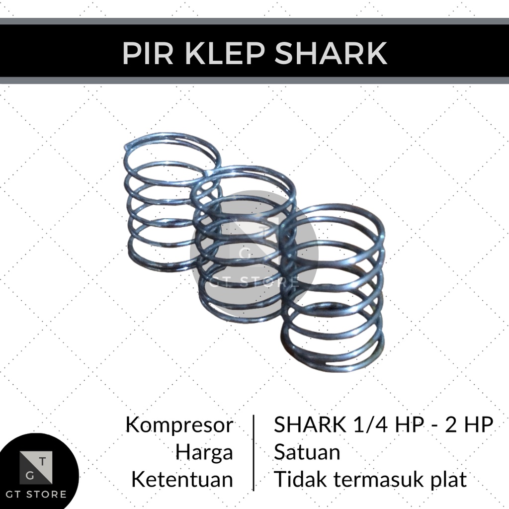 Pir Klep Valve Spring Kompresor Angin SHARK 1/4 HP 1/2 HP 1 HP 2 HP