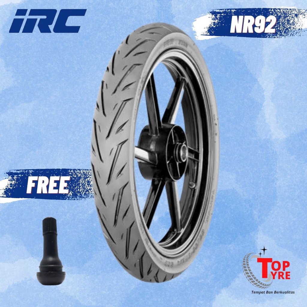BAN MOTOR RING 17 // IRC NR92 70/90-17 TUBELESS // BAN MOTOR SUPRA, KHARISMA, SATRIA FU, BLADE