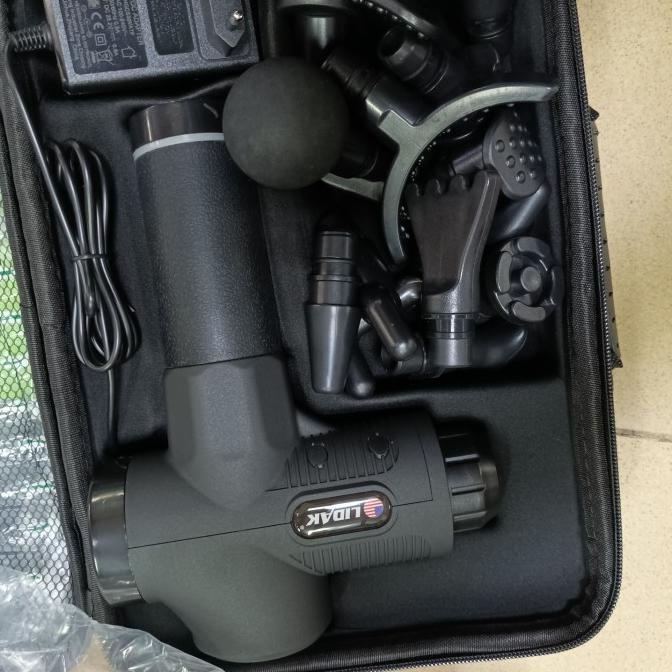 Alat Pijat Getar Terapi Relaksasi Otot muscle Massage Gun MERK LIDAK