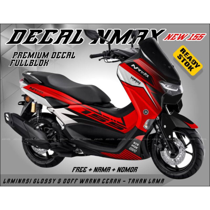 sticker decal full body Yamaha NMAX new 2022 full body striping decal variasi nmax new