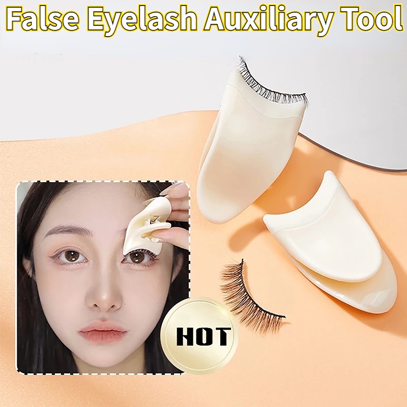 Warna Acak Bulu Mata Palsu Bantu Gadis Palsu Eyelash Attachment Klip Plastik Portable Bulu Mata Palsu Memakai Clip Eye Makeup Tools