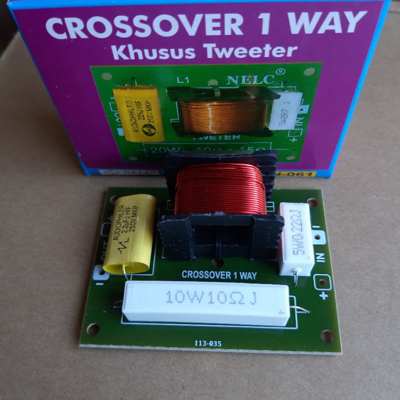 CROSSOVER 1WAY NELC N-061 UNTUK TWEETER