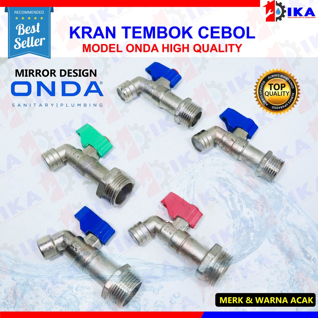 Kran Tembok MODEL Onda 1/2&quot; Body Panjang / Keran Air Babet Bukan Besi BUKAN MERK ONDA