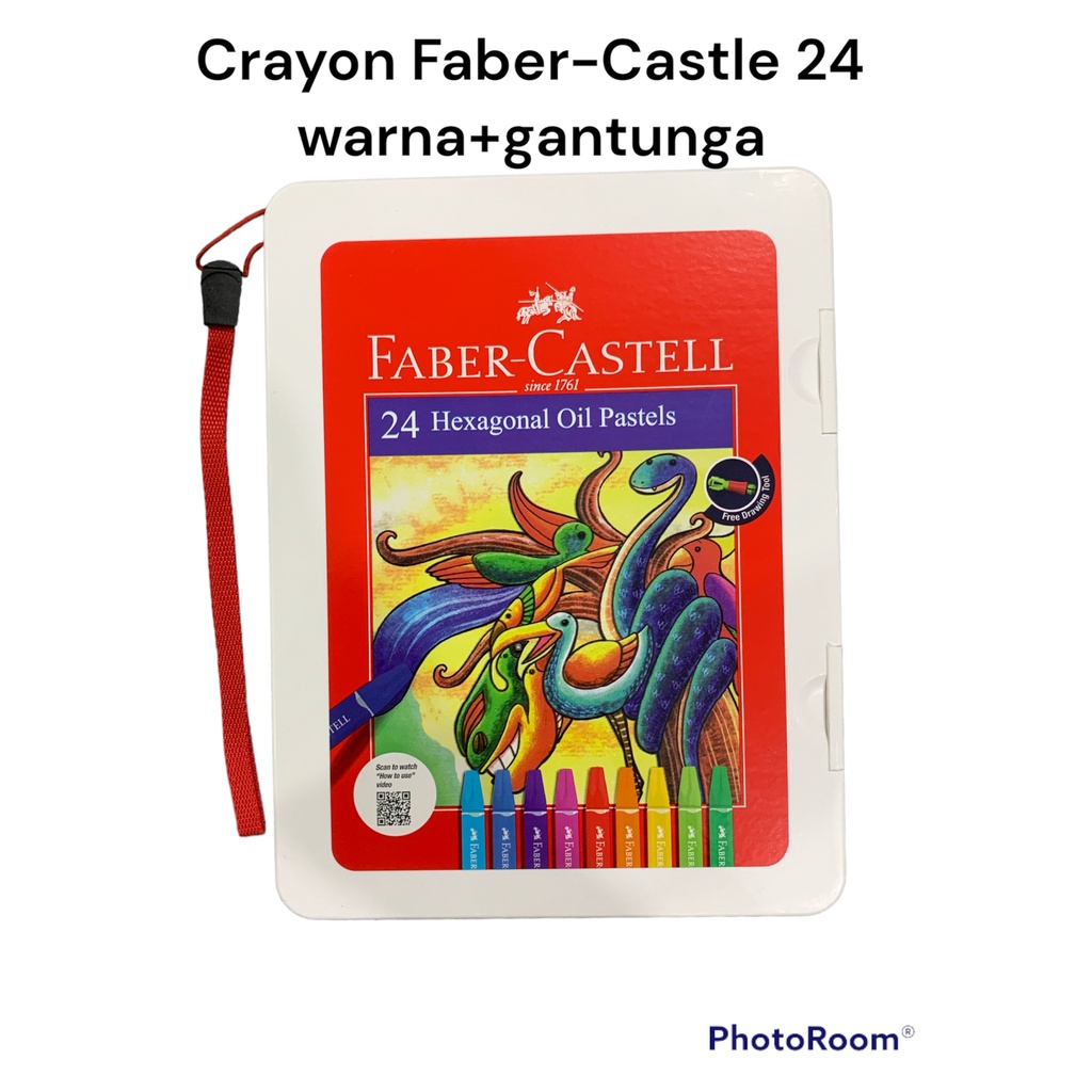 

Crayon Faber Castell / Hexagonal Oil Pastel Faber Castell 24 Warna