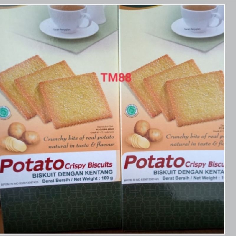 

BISKUIT DENGAN KENTANG BISKOTTO/POTATO CRISPY BISCUITS BISKOTTO ISI 18