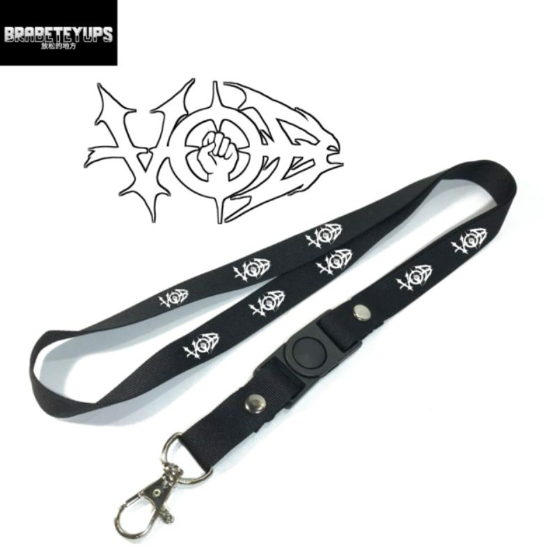 

lanyard VOICE OF BACEPROT / tali lanyard band gantungan leher name tag id card / pods / brand lokal