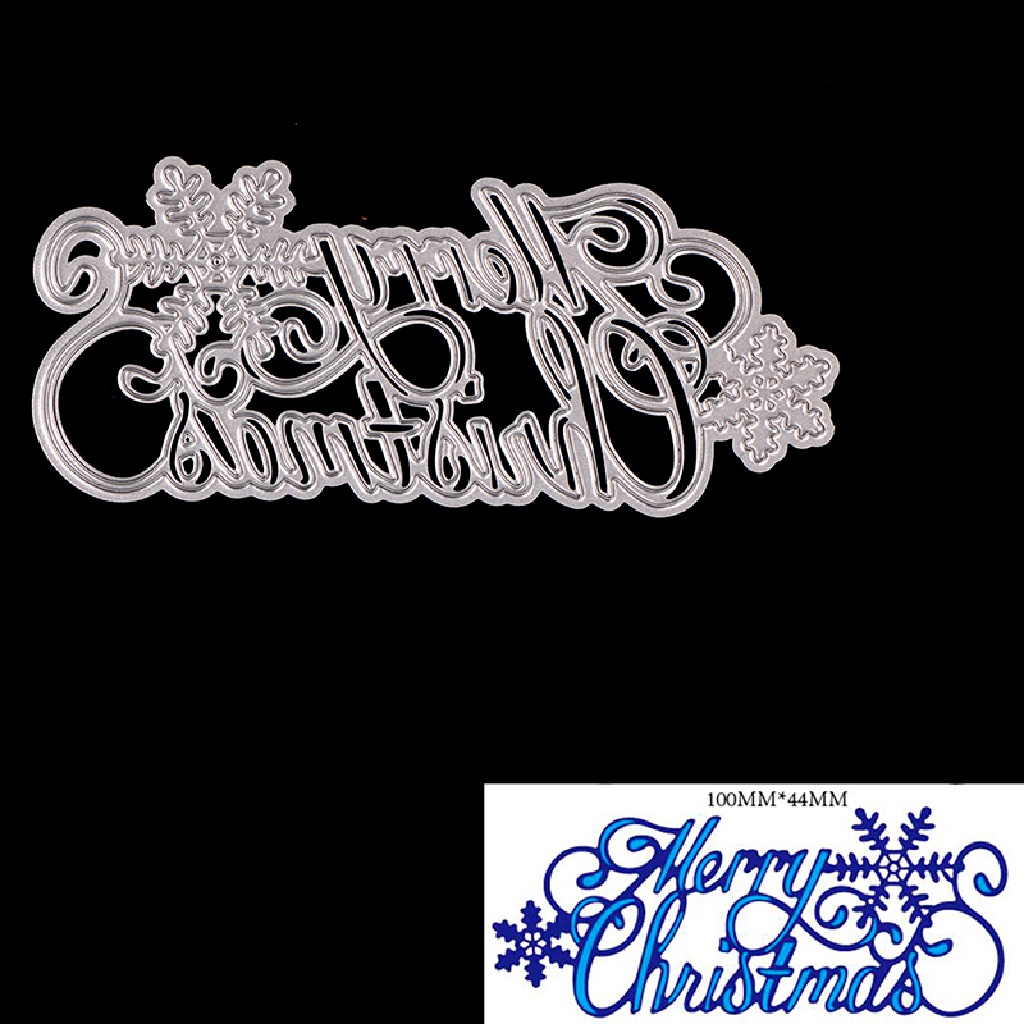 [lalatag] Snowflake christmas Metal Cutg Die Untuk Kartu Kertas Album Scrapbook DIY [ID]