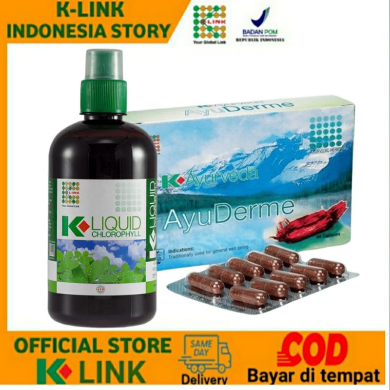 

Chlorophyll Liquid Dan AYUDERME AYUVERDA Obat jerawat herbal