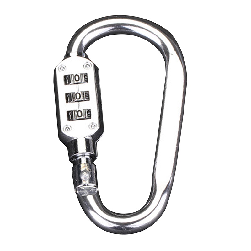 [AIYU] Baju Kaos Distro Pria Wanita Lengan Pendek Carabiner Kunci Password 3digi Outdoor Camping