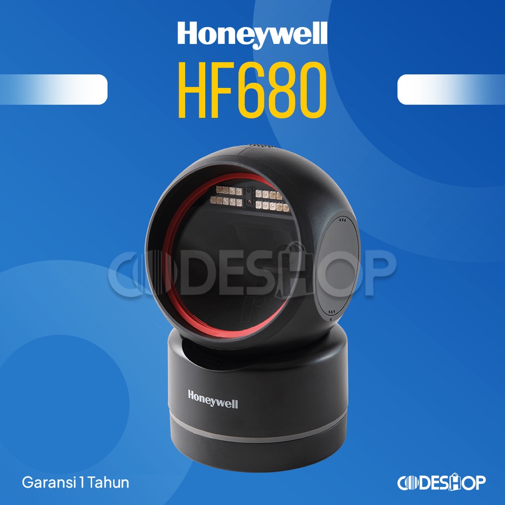 Scanner Barcode Honeywell HF 680 Imager 1D &amp; 2D USB Auto Sense