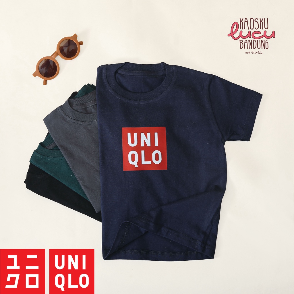 Baju Kaos Anak Distro Branded Umur 1-12 Tahun  || Bahan Katun 30s Premium || BAJU ANAK UNISEX || PAKAIAN ANAK || FASHION ANAK || SETELAN ANAK || UNIQLO