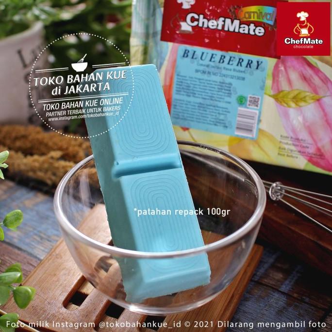 

Chefmate Carnival BLUEBERRY 100gr Chocolate Compound Coklat Bluberi