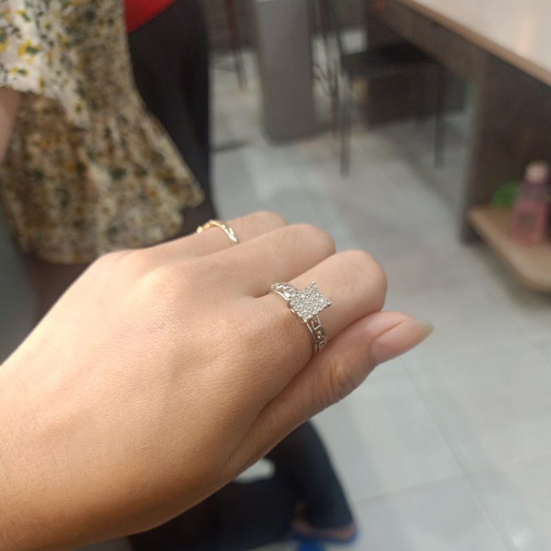 cincin emas Jakarta 8k emas putih