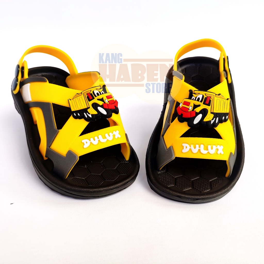 Habenkids Sandal Keren Anak Balita Cowok Karakter Mobil Lucu 309NEW