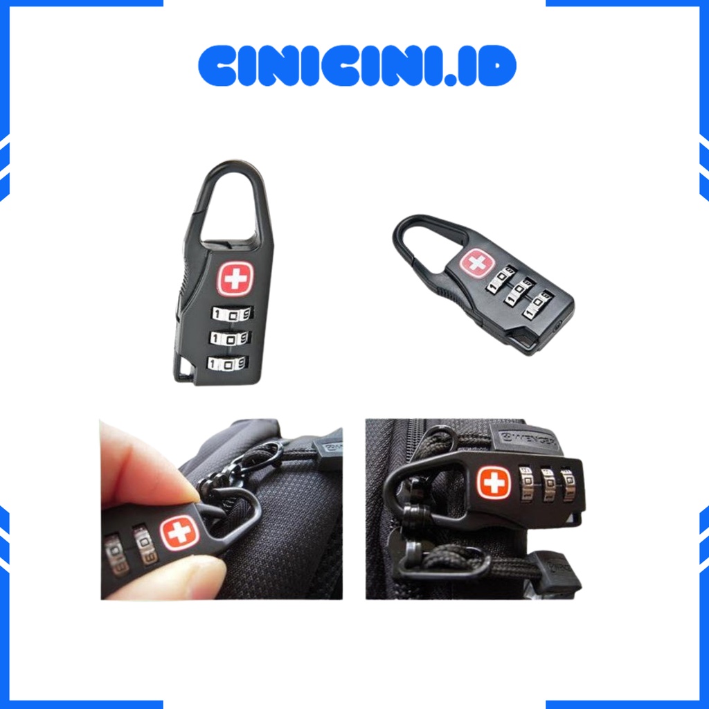 [ Cinicini ] Kunci gembok pengaman Tas koper