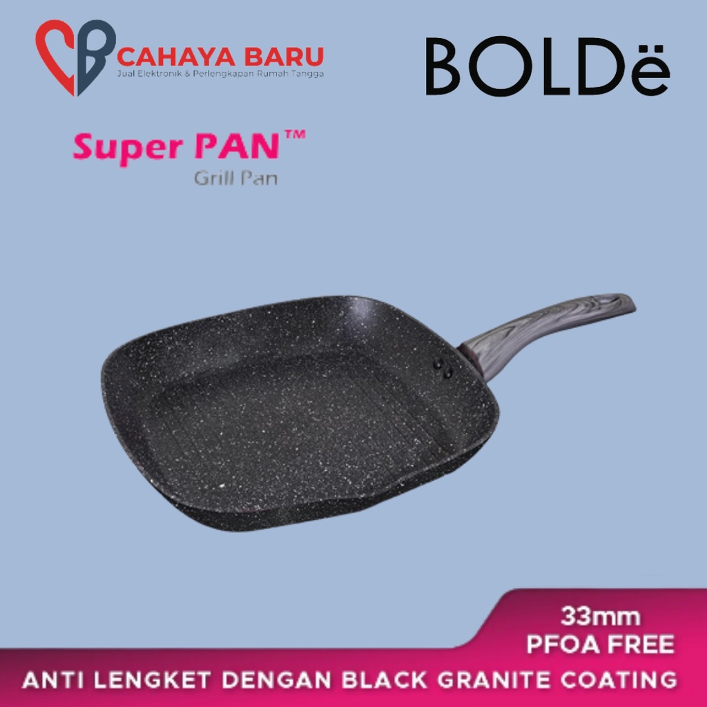 BOLDE GRILL PAN 28 BLACK