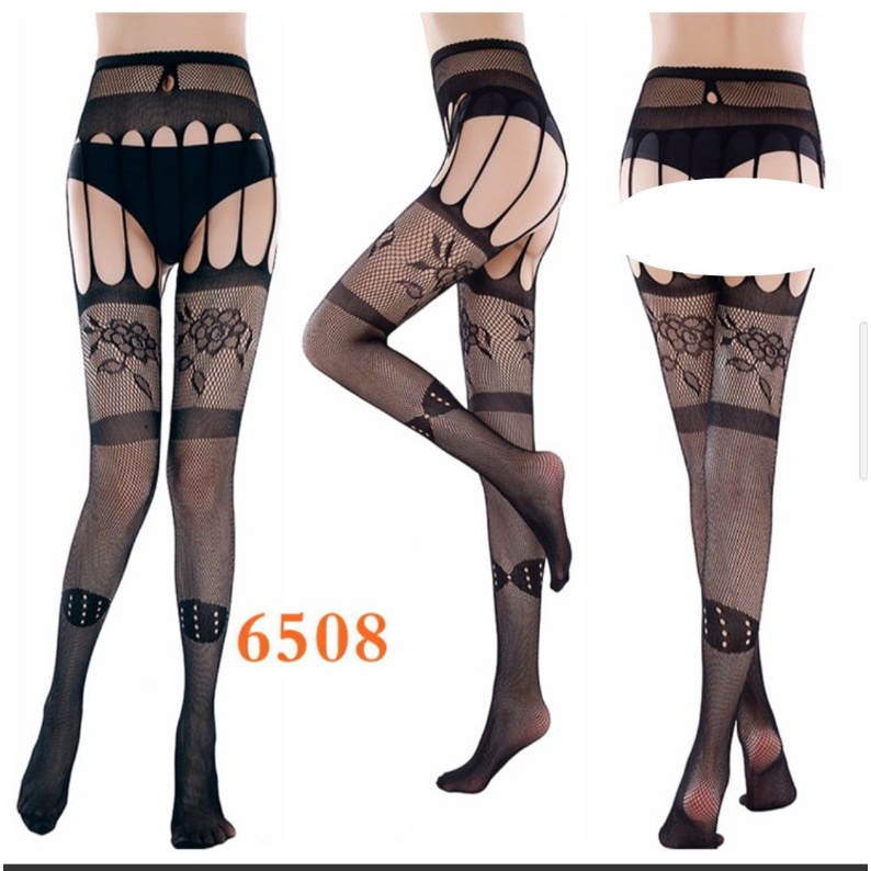 Aneka Stocking jaring halus motif women sexy garter halloween transparant