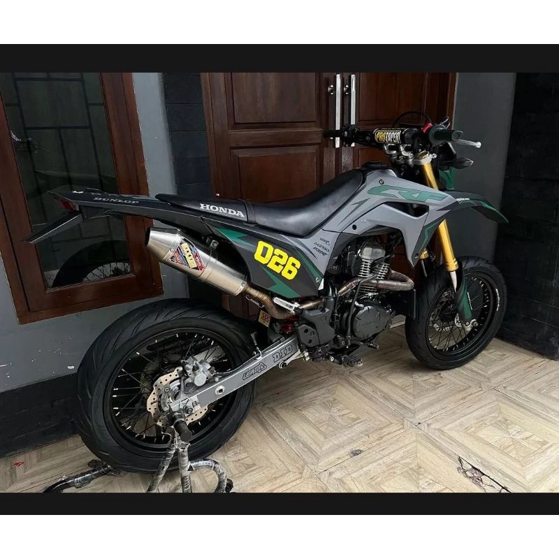 DECAL HONDA CRF 150 L FULL BODY HITAM ABU