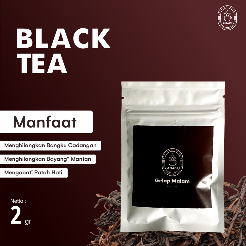 

ANABI - Black Tea ( Gelap Malam ) Teh Hitam Spesial Premium Organik