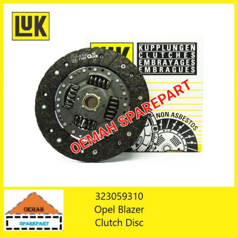KAMPAS KOPLING BLAZER CLUTCH DISC PLAT KOPLING OPEL BLAZER LUK ORIGINAL