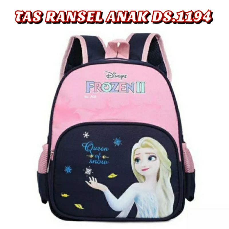 dem_sare / DS1194 Tas Ransel Anak Terbaru karakter Cartoon Ransel Anak Karakter Frozen Tas Sekolah Tas Anak Perempuan Tas Anak Karakter Ransel sekolah anak PAUD TK SD perempuan