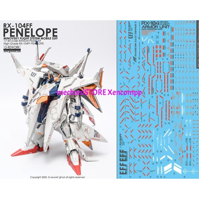 Water Decal Hg Penelope Gundam By Grework