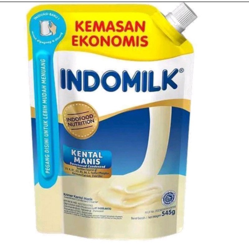 

Indomilk Plain Kental Manis Susu [545 g/ Kemasan Pouch]