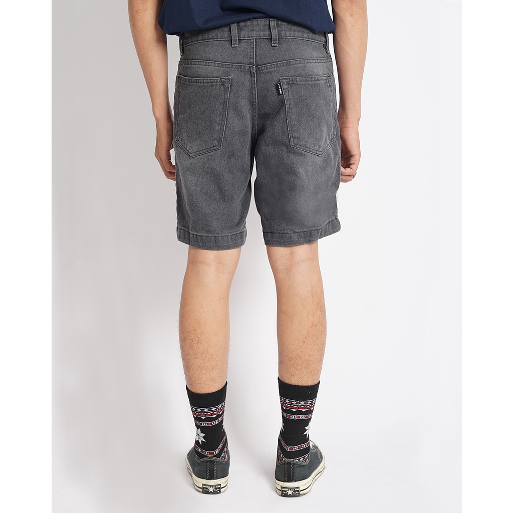 PLAIN Short Denim Washed - Ash Black Washed