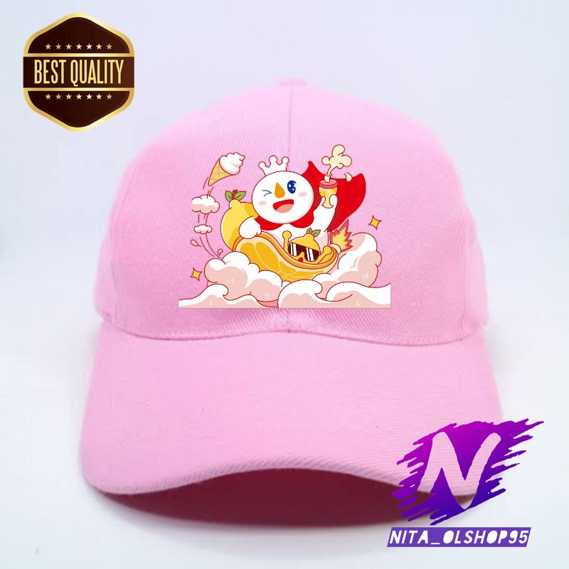 topi mixue topi anak baseball mixue eskrim