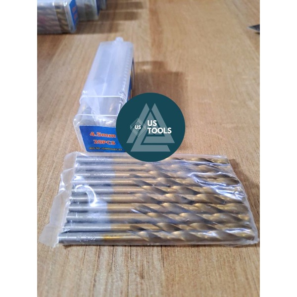 MATA BOR BESI HSS DRILL BIT GOLD 4,5 MM