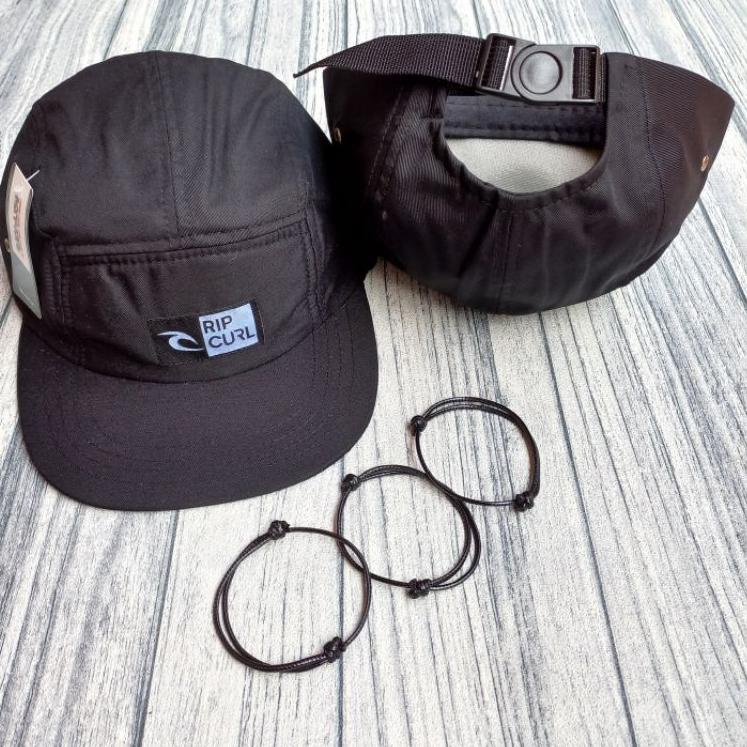 PED.11Ja23ᶻ ▫ topi 5 panel ripcurl visor pendek motif logo kualitas distro
