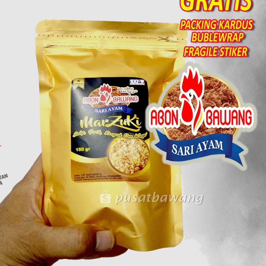 

COD | KI3 | abon ayam bawang probolinggo jumbo 150 gr