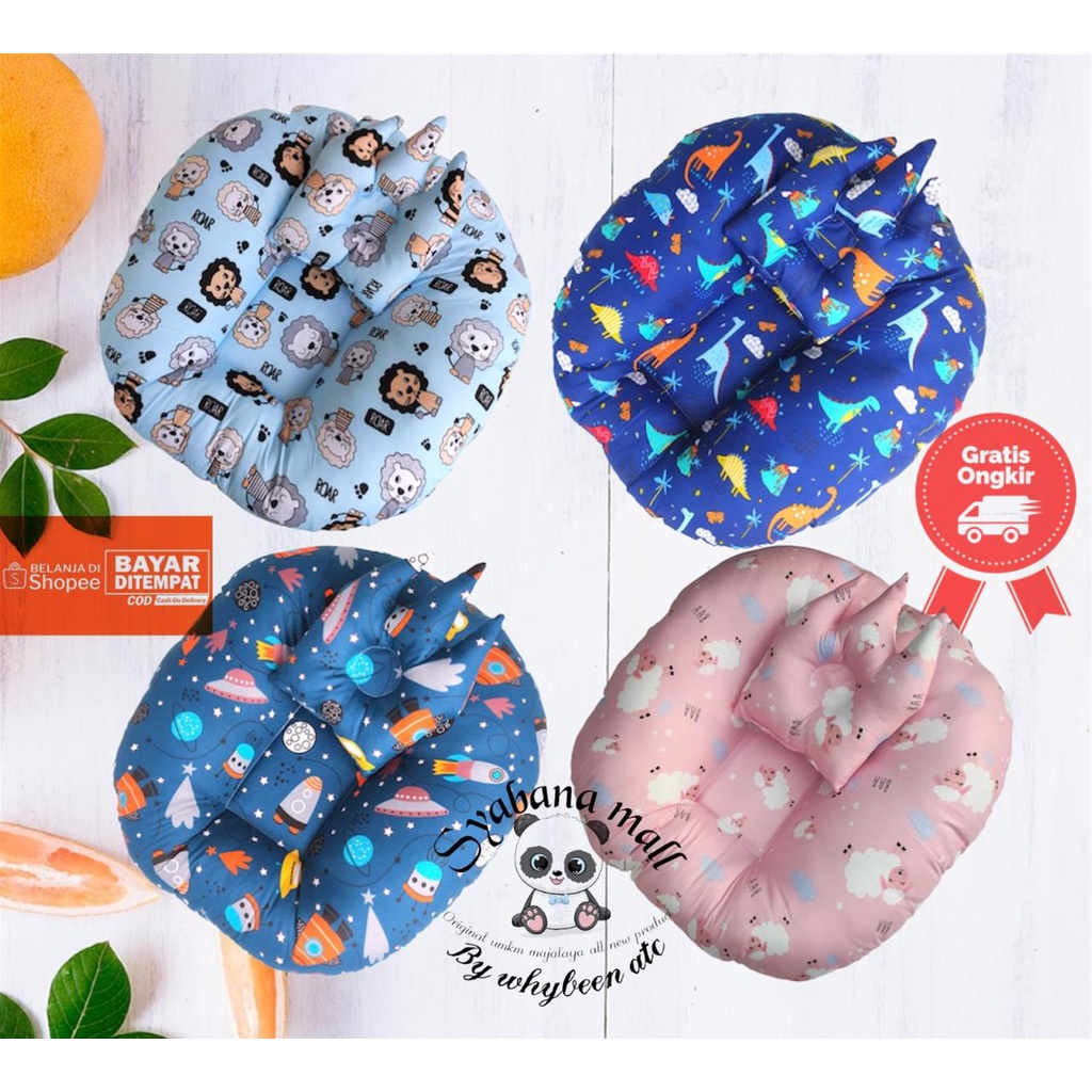 sofa bayi multipungsi premium motif karakter free bantal bayi dan tas kasur bayi bantal bayi bantal duduk bayi
