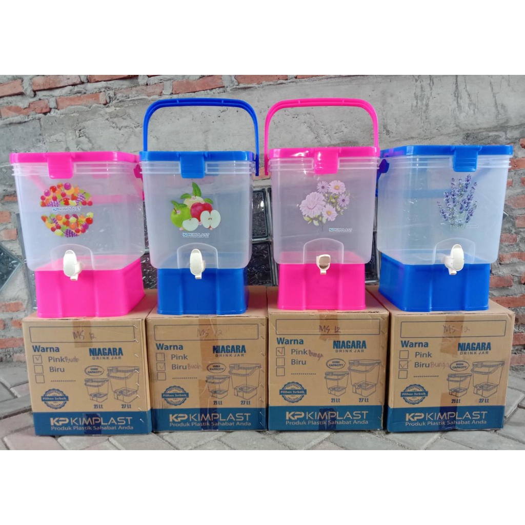 NEW PORODUK DISPENSER AIR PLASTIK NIAGARA 21 LITER KIMPLAST