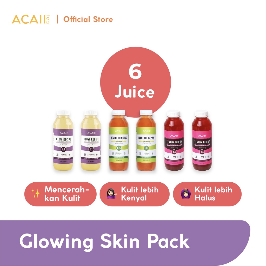 

Acaii Tea Glowing Skin (6x500ml)