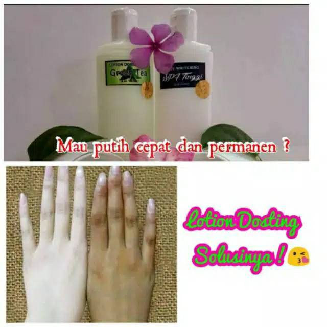 LOTION DOSTING ORIGINAL 2in1 Rumah Cantik 354 LOTION DOSIS TINGGI (DOSTING) / DOSTING BODY WHITENING SIANG MALAM 2 in 1 Hand Body Dosis Tinggi