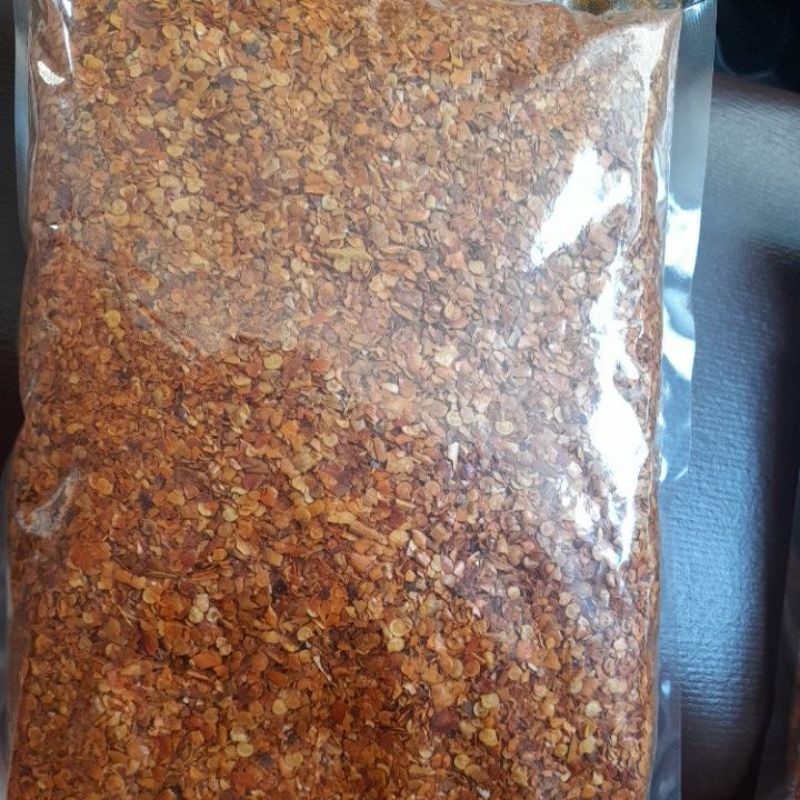 

bubuk cabe kasar ( cabe flake) serasa golden 500g