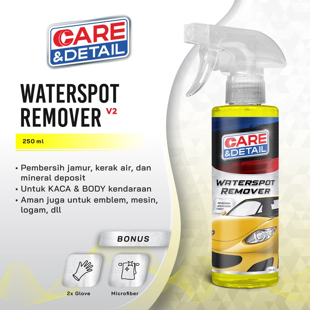 Pembersih Jamur Kaca / Body Mobil Motor by Care &amp; Detail | WATERSPOT REMOVER