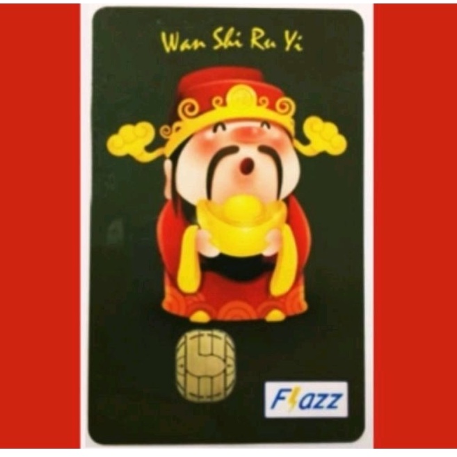 //Wan Shi Ru Yi!// Kartu Flazz BCA IMLEK - DEWA /CHINESE NEW YEAR EDITION ORI /Like eTOLL eMONEY Tapcash or Brizzi