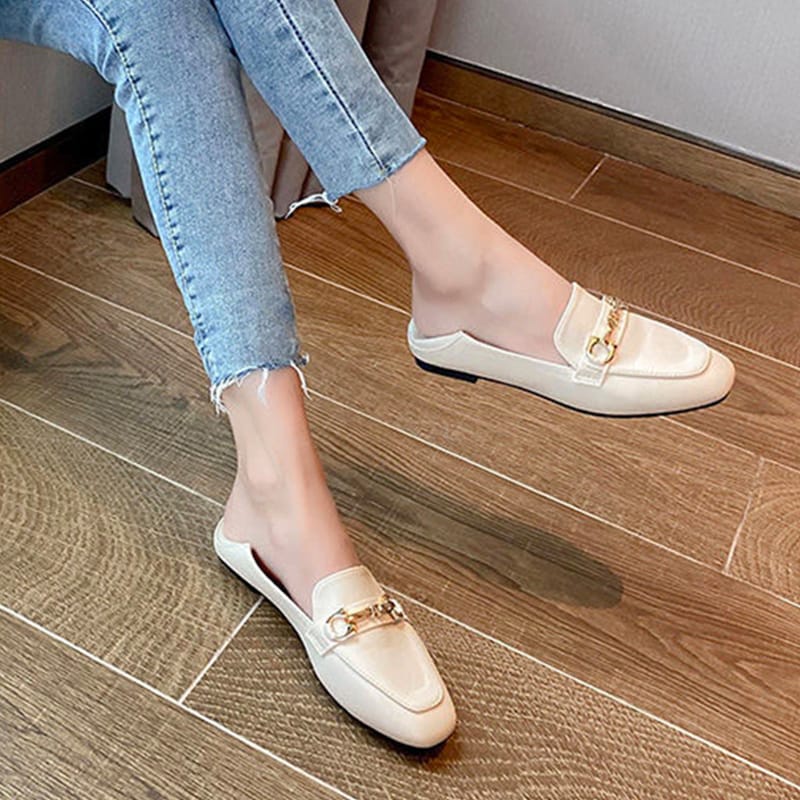 ( AMOUR ) Sepatu Loafers Wanita Kerja Import Fashion Korea 2118