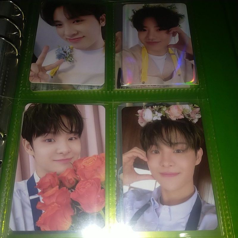 POB WEVERSE BLOOMING JIHOON CROWN, JUNKYU HEARTCHEEK, JUNGHWAN TREASURE